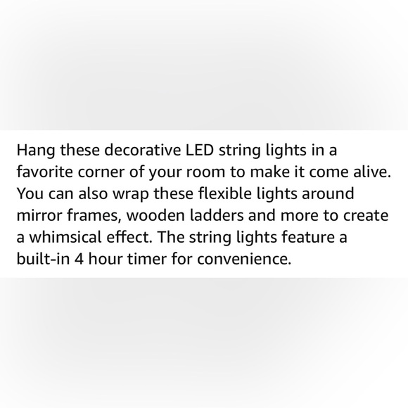 NWOT Michael’s Ashland LED Rose Gold Warm White String Lights - Picture 4 of 16